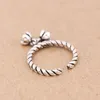 Cluster Anneaux 925 Silver Sterling For Women Flower Rope Ring Anillos Plata Para Mujer Bague Femme Rinden Dames Jewelry Aneis Big Mix