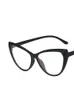 Retro Cat Eye Glasses Frame Women Brand Vintage Trend Antiblue Light Transparent Myopia Eyeglasses 240425