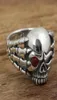 Cluster Rings 925 STERLING SILVER Skull Claw Men039s RING Jewelry Men Gift A2123308999
