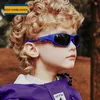 3DZC Солнцезащитные очки на открытом воздухе Sports Kids Sile Frame TAC Polarized Sun Glasses Soft TR90 UV400 Обертка вокруг спортивных солнцезащитных очков для мальчиков для девочек оттенки D240503