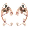 Boucles d'oreilles Clip d'oreille elfe sur les oreilles de fée accessoires pour femmes elaves pour les bijoux non perçants