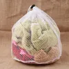 Bolsas de lavado de malla de nylon ropa interior de la lavandería cesta del hogar organizador limpio organizador de la luz del cordón del puerto del hogar