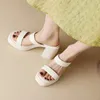 Sandals Leehmzay Taille 34-40 Real Leather Femmes Mules Plateforme High Heels Summer Summer Slippers Sexy Party