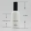 Speicherflaschen Großhandel 100 ml Luxus -Toner -Flaschen -nachfüllbares Shampoo mit Balck Aluminumpumpe