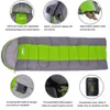 Desert Fox Camping Sleeping Bag 220x85cm Envelope waterdichte shell lichtgewicht compressiezak voor wandelreizen 240416