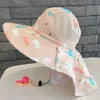 Caps chapeaux 1pc Baby Sun Sun Sun Sun Catch Bucket With Whistle for Girls Boys Outdoor Ear Ear Cover Anti UV Bage Caps Toddle Panama Hat