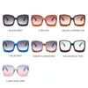 Gafas de sol D T Nuevas gafas de sol de gran tamaño diseñador de la marca Diseñador de plástico Femenino Grande Grande Glasias UV400 Gafas de Sol Mujer D240429