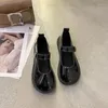 Повседневная обувь готика каваи для женщин Симпатичная нормальная кожа