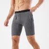 Short masculin coulant de fitness sportif extérieur serré cinq quarts pantalon arrosant les hommes grands et hauts pantalons de survêtement pour hommes