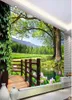 Luxury European Modern HD 3D Tree Paesaggio Sfondo Murale Murale 3D Wallpaper 3D Wall Paper per l'ambito TV7528090
