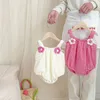 Neue Baby Sommer dünne Kleidung Baby Girls Strich Summer Super süße Flügel Schlinge