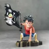 Actionspielzeugfiguren 3Style 18 cm Anime One Piece Actionfigur Affe Dluffy Take Flaggausrüst