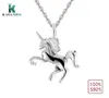 Kasanier 100 925 Sterling Silver Women Necklace Flying Unicorn Figura Pendant Fashion Jewelry Factory 7971874