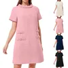 Lässige Kleider Frauen französischer Stil Tweed Eine Linie Temperament feste Pullover Kurzkleid Sommer Formale Vintage Midi