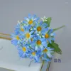 Decoratieve bloemen gesimuleerde Perzische chrysanthemums Daisies Bouquets of Chamomile Window Display Cabinets Landscape Design