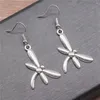 Dangle Earrings 1pair Simple Dragonfly In Couple Pendants Jewellery Making Supplies Cute Hook Size 18x19mm