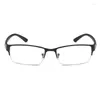 Солнцезащитные очки Половина металлической рамы близорукие очки унисекс миопия 0 -1 -1,5 -2 -2,5 -3 -4 -5 -6