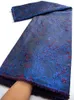 2024 Hoogwaardige Nigeriaanse Jacquard Lace Fabric Afrikaanse brokaat Kantstof naaien dames trouwjurk ty34 240426