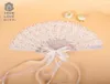 Party Decoration Wedding Creative Decorative Flowers Bride Hand Holding Fan Lace And Feathers7675077
