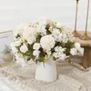 Dekoratif çiçekler yapay papatya karışık ayçiçeği buket sahte gül düğün ev parti masa oturma odası scrapbooking dekorasyon düzenleme