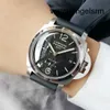 Designer Wrist Watch Panerai Mens Luminor Series Automatic Machinery PAM00233 Calendar Dual Time Zone 44mm Swiss Luxury Watch