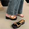 Piattaforma di pantofola da donna Summer Fashion Clip Slip con zeppe Slide tallone Ladies Elegant Beach Sandal Scarpe 240428 2BD9