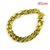 Abbigliamento per cani 1pc 27/35/45 cm Pet Cat Gold Necklace Collar Gold Plastic Chain Gift Decoration Regalo per combattere gioielli PO