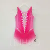 Stage Wear Liuhuo Rhythmic Gymnastics Tuchard Pink Competitief Performance Pak