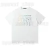 magliette da uomo taglie taglie magliette di lusso magliette di lusso casual base classico lettere arcobaleno stampa estate bianca bianca parigi geometrica tops