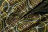 Feestjurken retro ronde luipaard en ketens print vrouwenhulde jurk halve mouwen