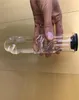 Dildo en verre creux Ajouter de l'eau glacée pyrex anal bouchon bouchon bouchon de crosse faux pénis anus massage baguette pour adultes
