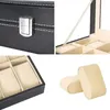 Sachets de bijoux Slot Men Is Watch Box Black Bracket Afficher les cadeaux de vacances