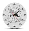 Science Art Physique Éléments et symboles Mur Clock Math Equations Math Decor Wall Clock Laboratory Sign Physicy Gift7714362