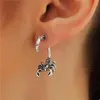 Nouveau dans la mode vintage hip hop punk argent couleur scorpion oreille étalon boucles d'oreilles pour femmes accessoires de bijoux masculins AB138