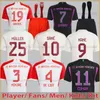 23 24 Kane Bayern Soccer Jerseys Sane Kimmich Munich Muller Davies Coman 2023 2024 CHAMT DE FOOTBALL HOME