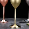 Tasse de champagne en acier inoxydable flûtes de moule à vin cocktail de verre à vin restaurant gobelet 240430