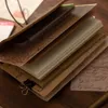 Vintage napełnianie czasopisma Diary skóra Midori Notepad Planner Pigieniarnia Nootbook Uwaga Książki Notebook Daily Paper School Dostawy 240420