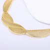 Halskette Ohrringe Setzen hochwertiger Frauen Ohrring Gold Farbe Luxus und elegante Hollow Out Design Evening Accessoires Party Geschenke
