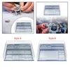 Bekijk dozen onderdelen opbergdoos horlogemaker container stofafdekking professioneel reparatiehulpmiddelen onderhoud voor schroefcomponent