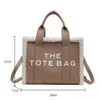 Luxury Designer Bag Bag Women Handbags Letter Shoulder Bags Winter Pu Shopper Purses Crossbody Bags for Women Clutch