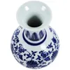 Vasos vaso branco chinês vaso branco garrafa oriental jar