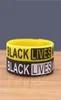 Black Lives Matter Polsband Silicone Pols Pols Bracelet Cuff Polsband Fashion 2 Colors Rubber Bracelet Party Favor cadeau ZZA24749280713