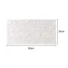 3D 벽 스티커 DIY 자체 접착 패널 거품 방수 장식 벽지 욕실 홈 거실 장식 집 장식 240420