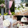 Decorative Flowers 25Pcs Silk Roses Head Artificial Rose For DIY Wedding Bouquets Party Home Decor Arch Fake Candy Box