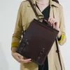 Zaino alirattan vera pelle per donne alla moda vintage di alta qualità da donna di alta qualità borsa per le spalle al computer A305