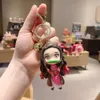 Ghost Blade Figurine Blak Blak Anime Car Key Wiselant Doll Doll Cartoon Plecak Pendant Breychain