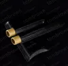 Nouvelle qualité exquise de haute qualité et support de cuir noir de qualité fiable 2 tube de voyage cigare cigare Humidor5211053