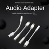 Type C 3.5 Câble Audio audio d'écoute Jack pour Huawei USB à 3,5 mm Adaptateur pour Samsung Galaxy Note 10 20 Plus S10 S20