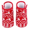 Buty łosie świąteczne ciepłe urodzone dziewczyny chłopcy dziewczęta Polarowe Kapcie 4 bawełniane buty dziecięce