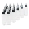 Förvaringsflaskor 20 datorer tom plastpress med vridningslock för bläckvätska målning limläckfast